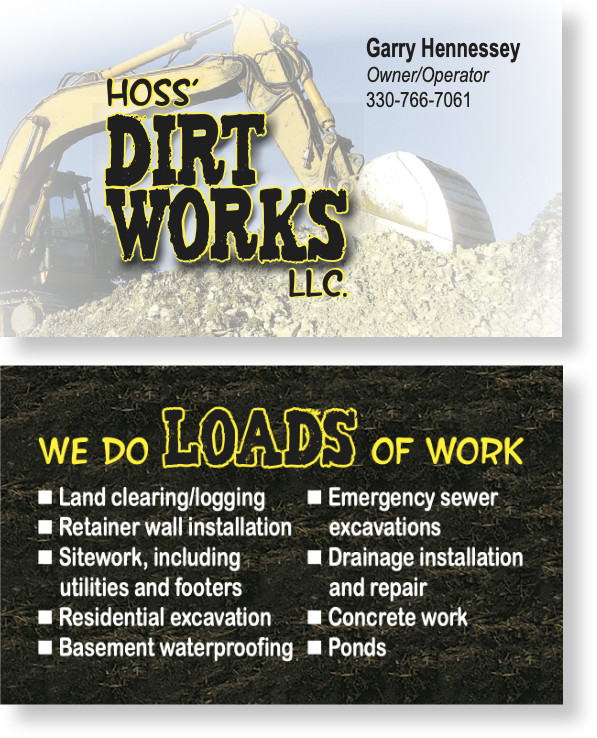 Dirt Works Business Card